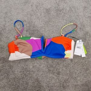 Sanctuary Women's Multi-Scape Swim Top Size Small NEW Beach Summer Resortwear